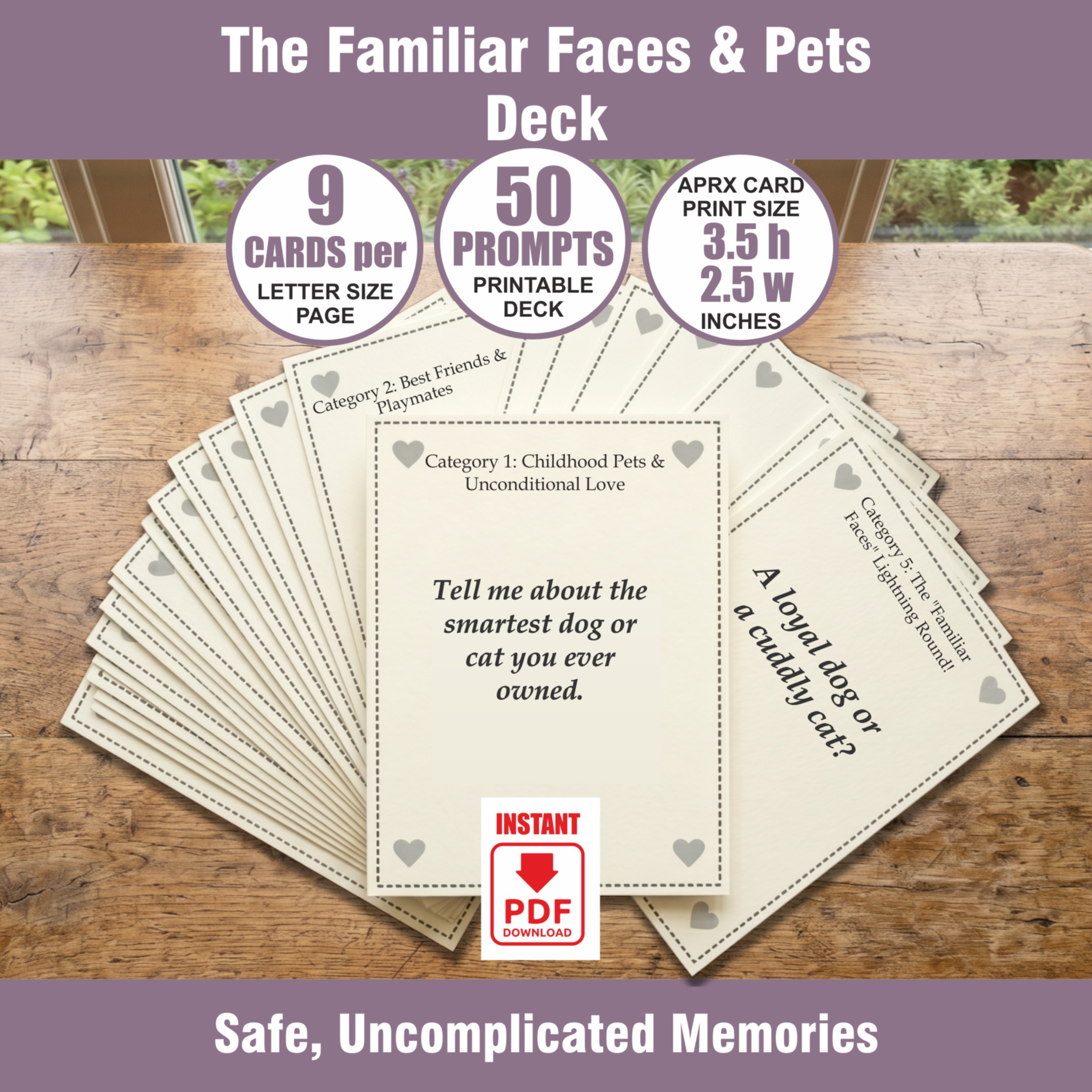 The Familiar Faces & Pets Deck